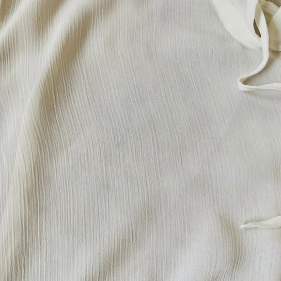 The Limited blouse White Ruffle collar top size small - Picture 7 of 16